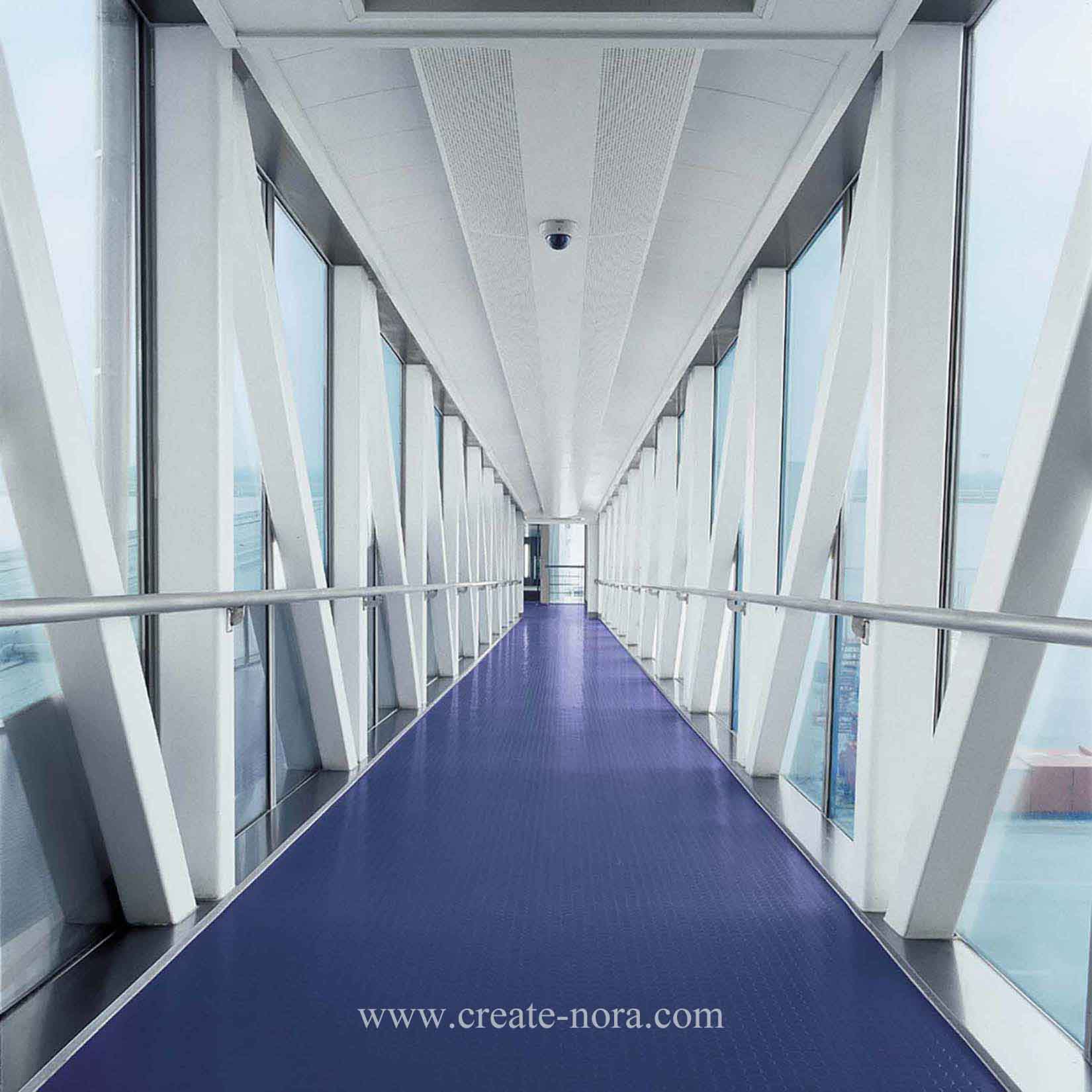 the photo of nora rubber flooring in Xianyang Airport T1、T3 11